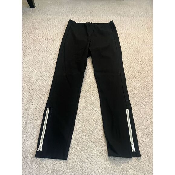 NWOT Rag & Bone Black Slim Dress Pants with Ankle Zippers - Picture 1 of 7